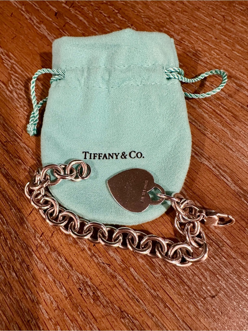 Vintage Tiffany & Co. Sterling Silver Return to Tiffany Heart Tag Bracelet
